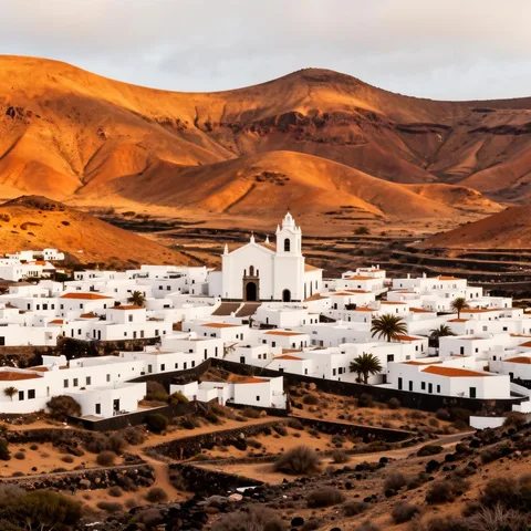 Illustratives Reisemotiv zu Betancuria auf Fuerteventura