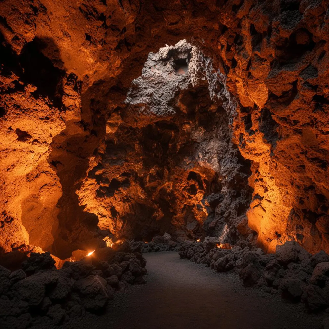 Illustratives Reisemotiv zu Cueva de los Verdes auf Lanzarote