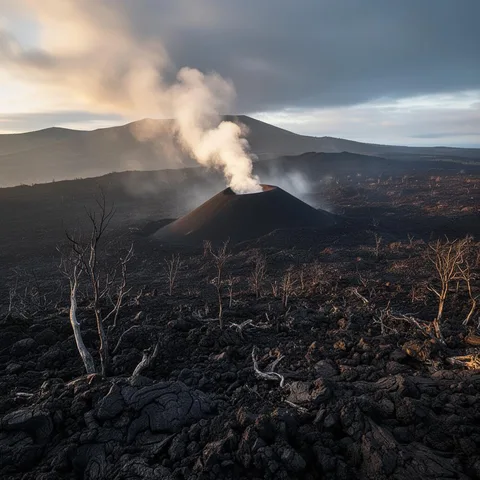 Illustratives Reisemotiv zu Cumbre Vieja auf La Palma