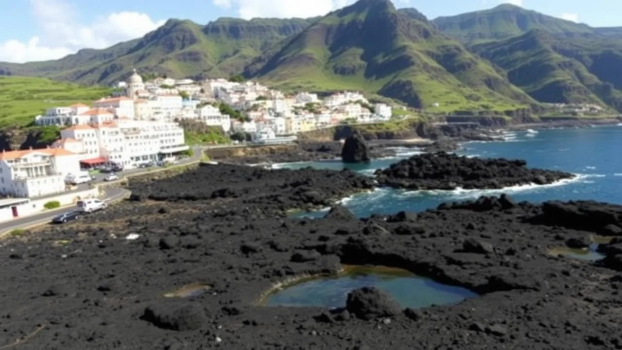 Illustratives Reisemotiv zu Garachico auf Teneriffa