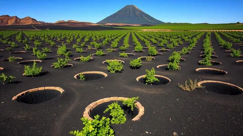 Illustratives Reisemotiv zu La Geria auf Lanzarote