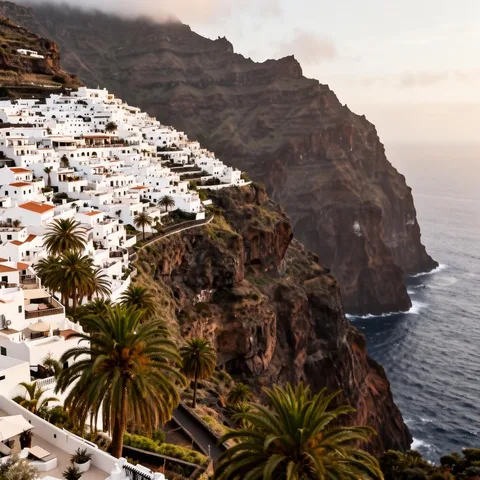 Illustratives Reisemotiv zu Masca auf Teneriffa