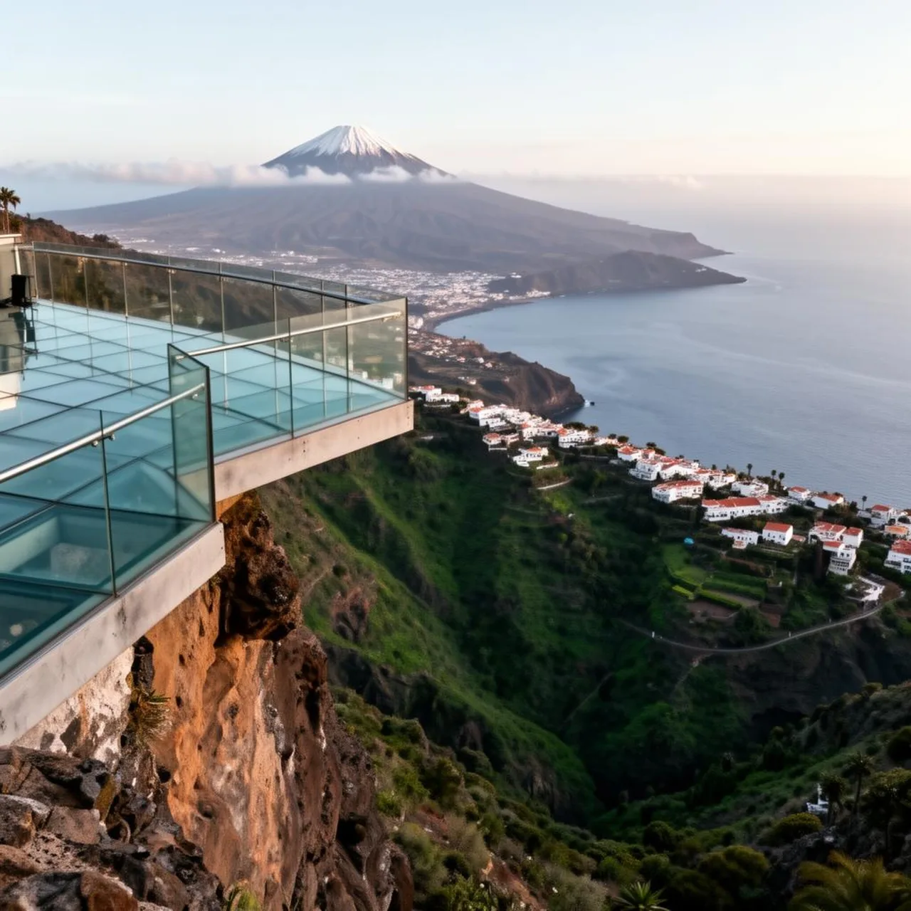 Illustratives Reisemotiv zu Mirador de Abrante auf La Gomera