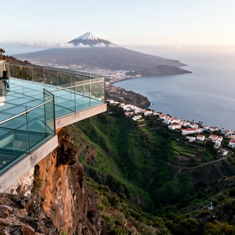 Illustratives Reisemotiv zu Mirador de Abrante auf La Gomera