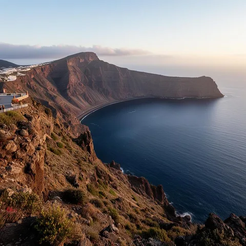 Illustratives Reisemotiv zu Mirador de la Peña auf El Hierro