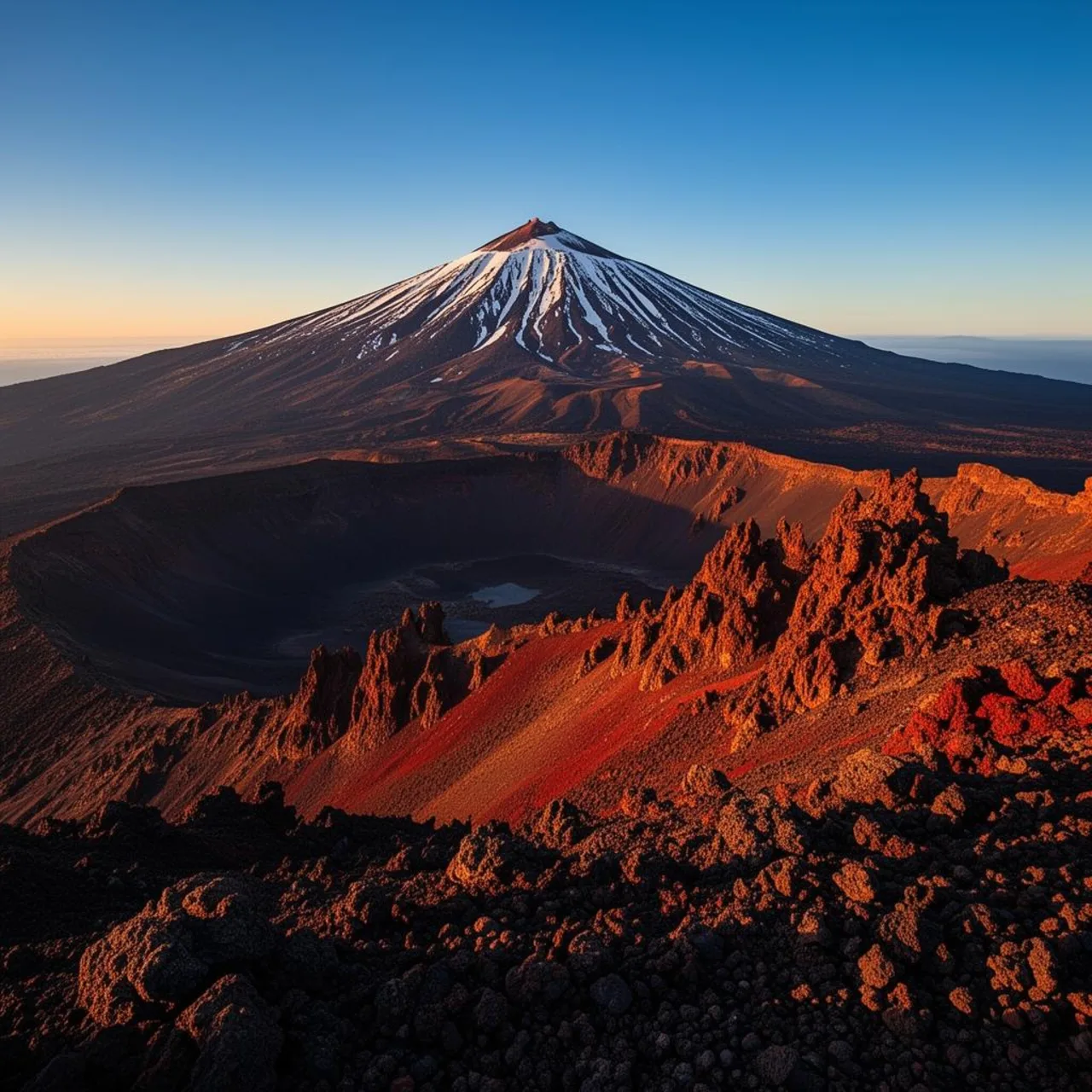 Illustratives Reisemotiv zu Teide-Nationalpark auf Teneriffa